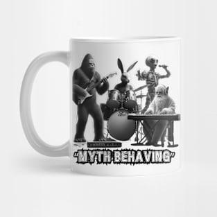 Bigfoot Band Shirt, Funny Bigfoot TShirt, Gift for Dad, Bigfoot Alien Novelty Tee, Sasquatch Tee, Rock and Roll Shirt, Rock Tee, Music Lover Mug